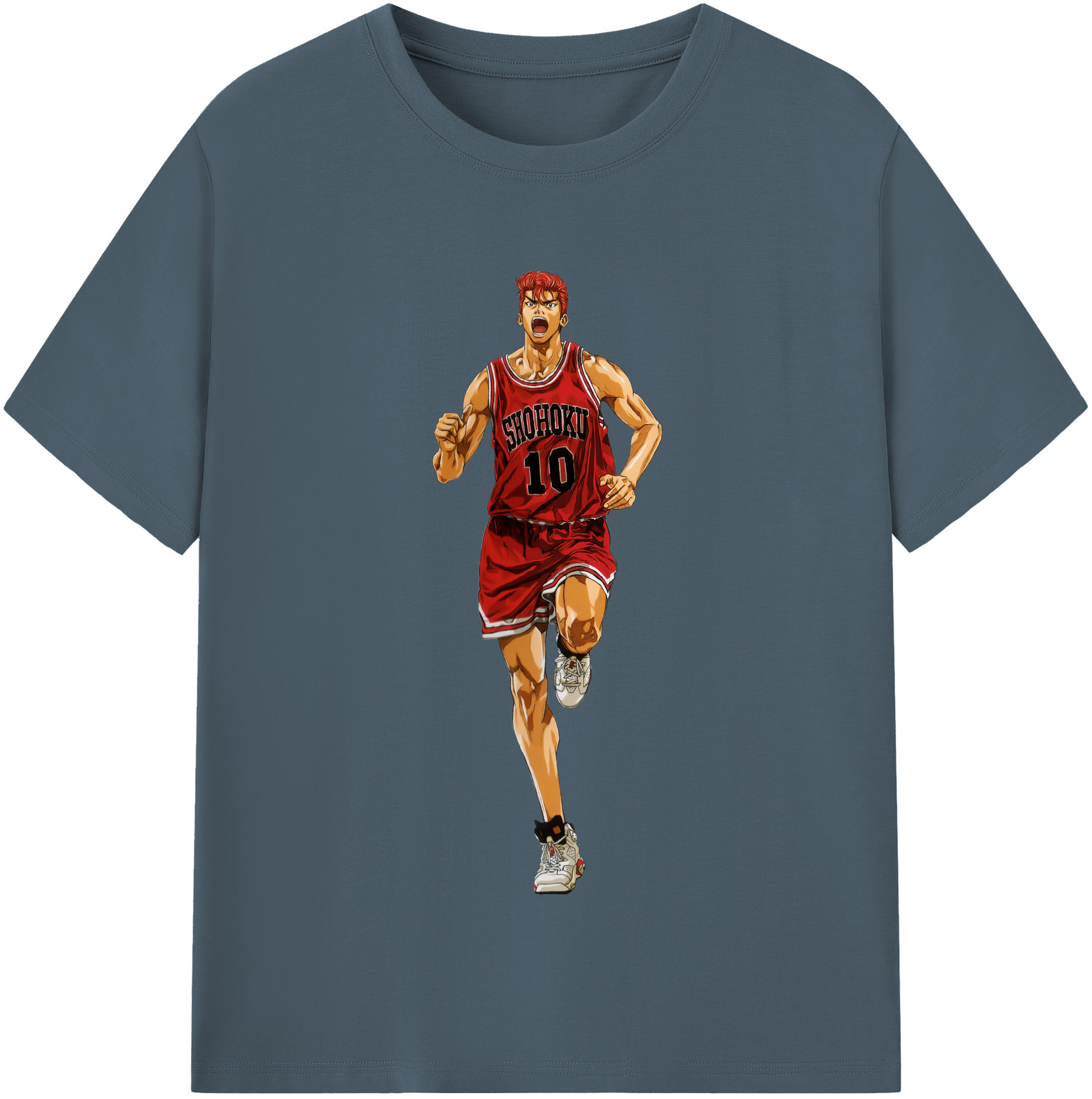 （画像用） SLAM DUNK／スラムダンク 綿100％半袖Tシャツ（フロントプリント）